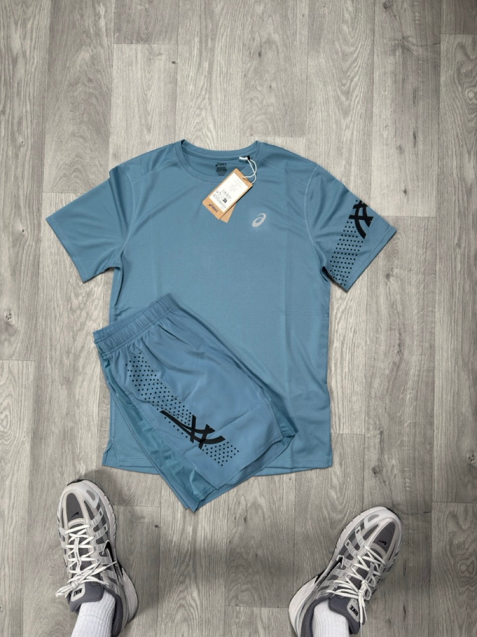 Asics Icon Short Set – Baby Blue
