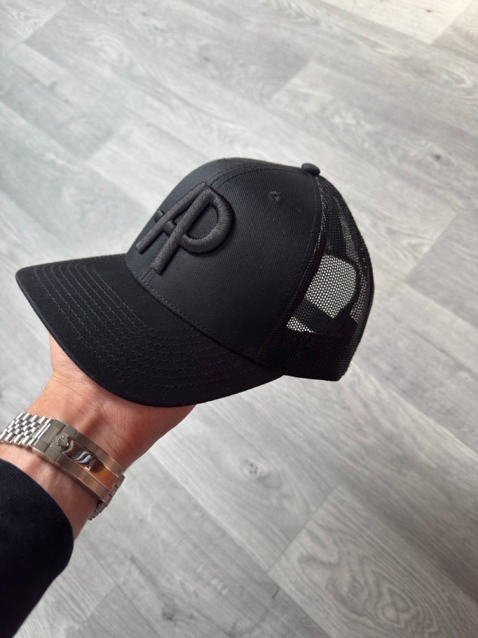AP baseball cap (Triple Black)
