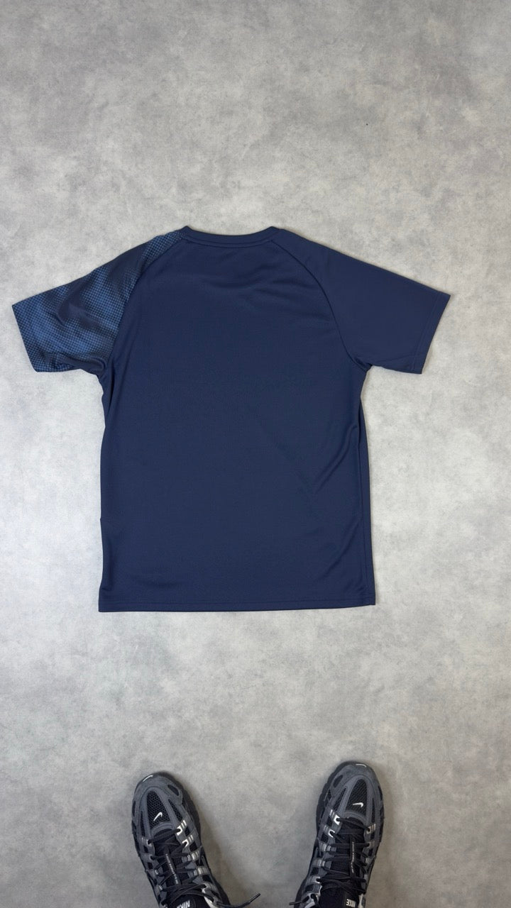 ASICS Asia Exclusive Cloud Pattern 3-Piece Set | T-Shirt, Shorts & Jacket (navy)
