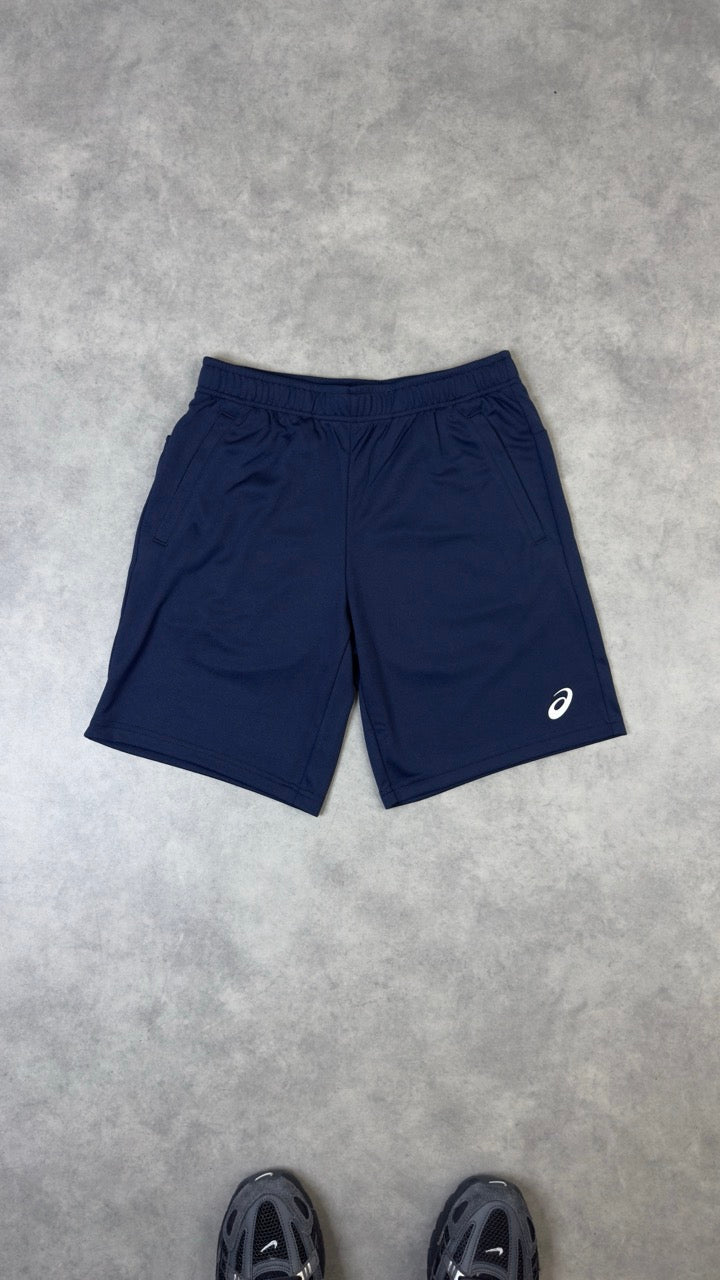 ASICS Asia Exclusive Cloud Pattern 3-Piece Set | T-Shirt, Shorts & Jacket (navy)