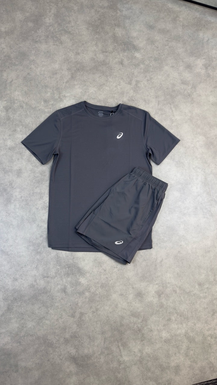 Asics Grey Core Set – Men's Training & Festival Co-ord