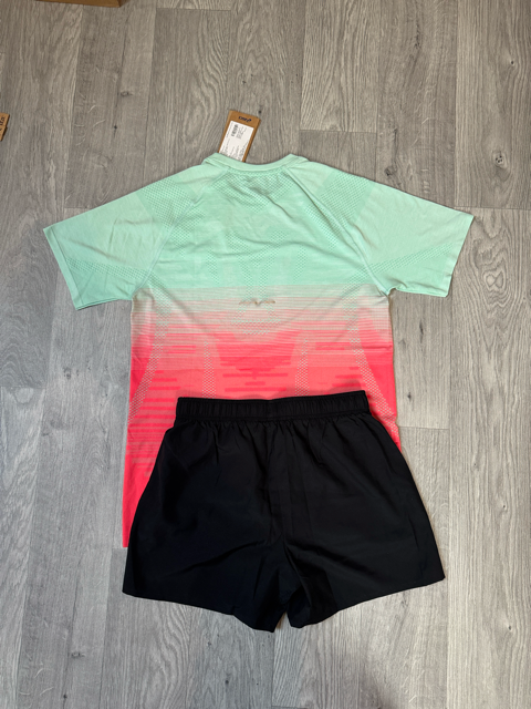 Asics Seamless Set (Coral/Black)