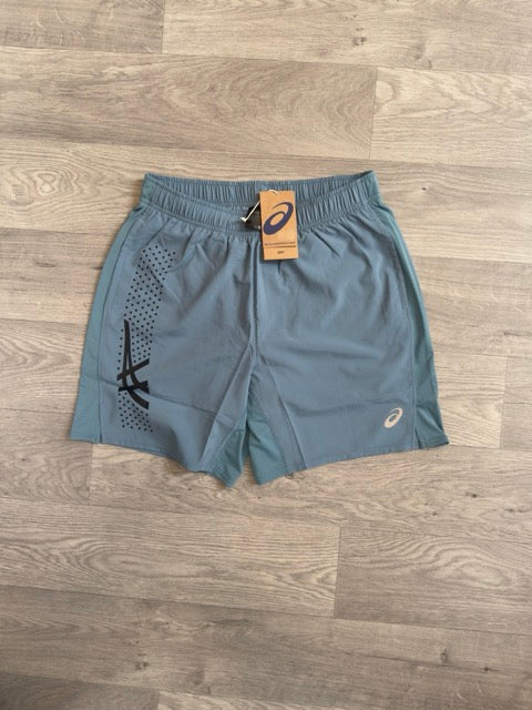 Asics Wind Breaker Short Set (Blue)
